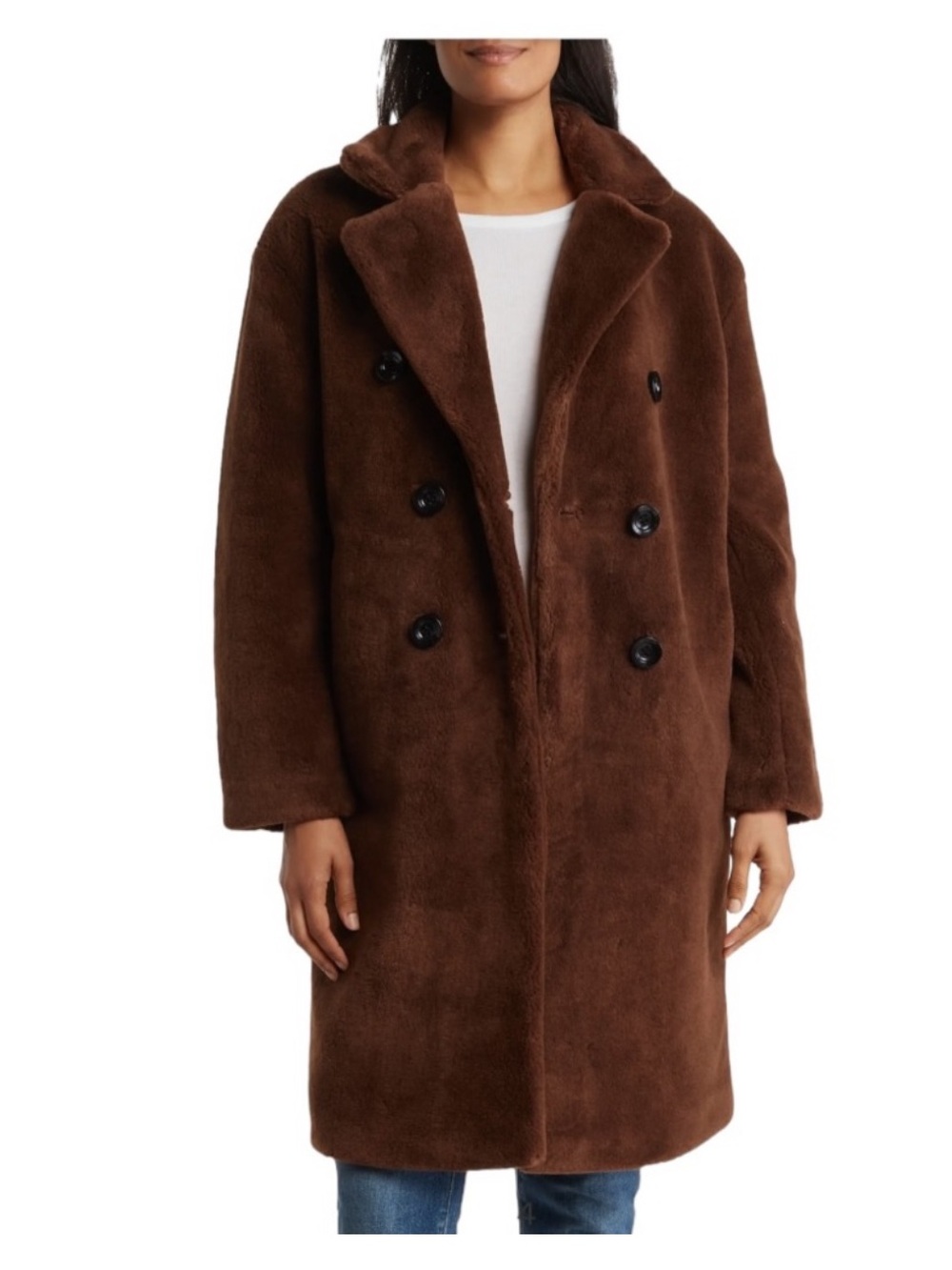 Rebecca Minkoff Lou Wool Plush Pile teddy Jacket XL